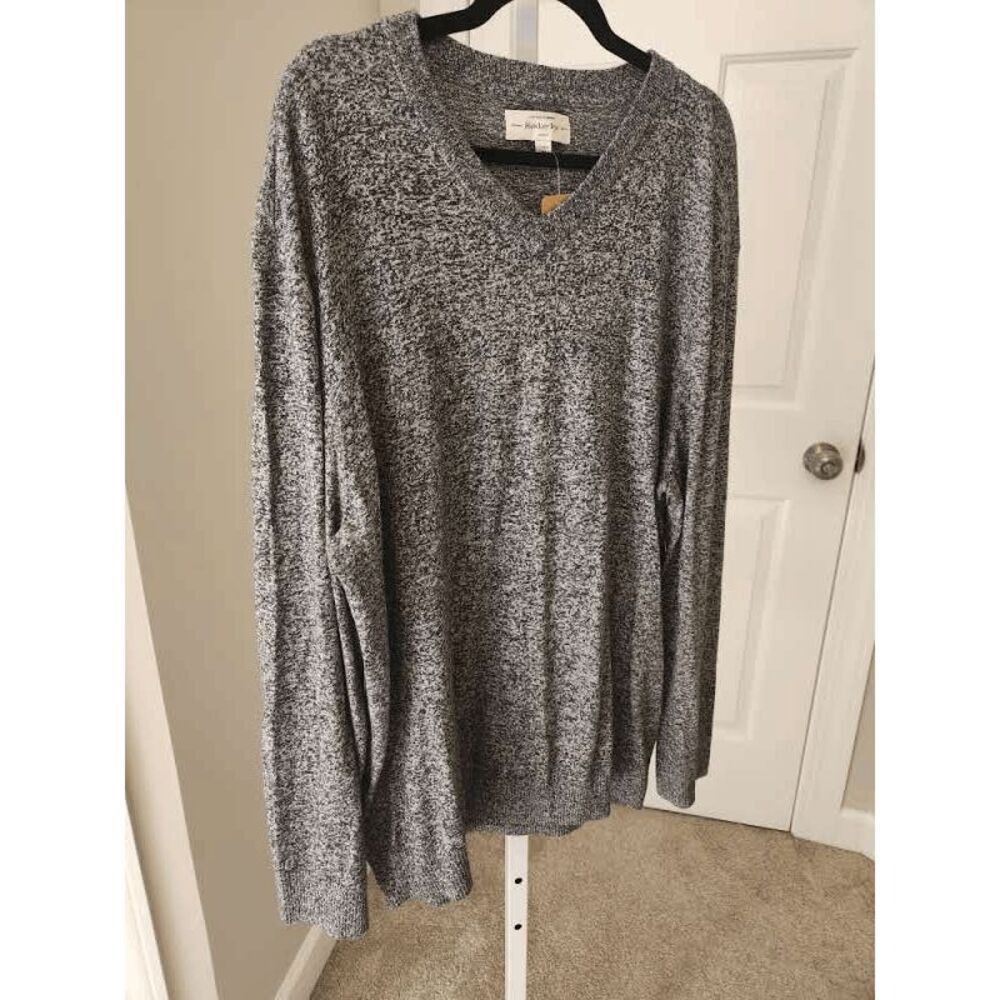 Hawker & Rye Men's 95/5 Cotton Cashmere Cotton Crewneck Sweater - XXL